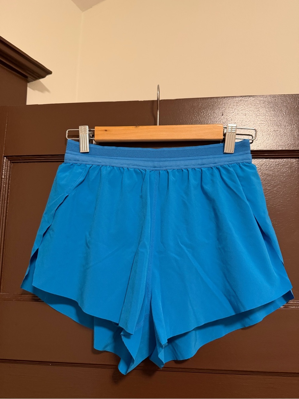 Aritzia Bright Blue Layered Athletic Shorts